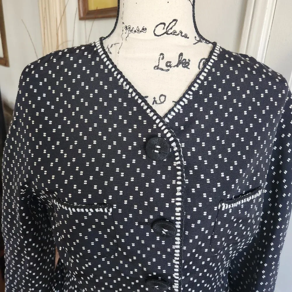 Max Studio Special Edition Silk Blazer Sz 10